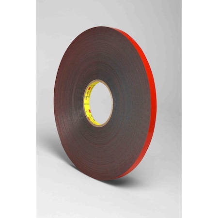 3M Vhb Tape 5925, Black, 1/4 In X 36 Yd, 25 Mil 7100087903